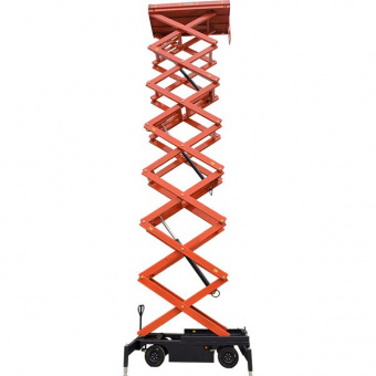 Несамоходный подъёмник ножничного типа с выдвижной платформой GROST Tower 500-9 АС 220